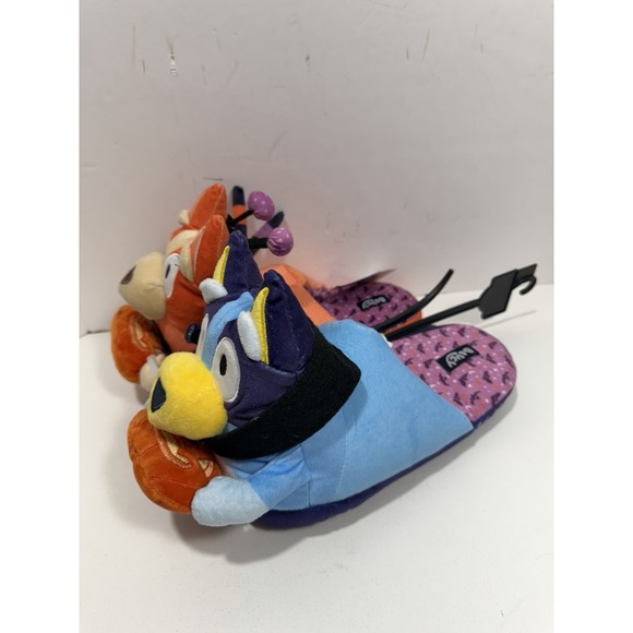 Bluey & Bingo Unisex Halloween Plush House Slippers Sandals Size 9-10 Adult New - Picture 6 of 9